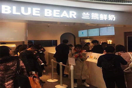 抖音兰熊鲜奶加盟