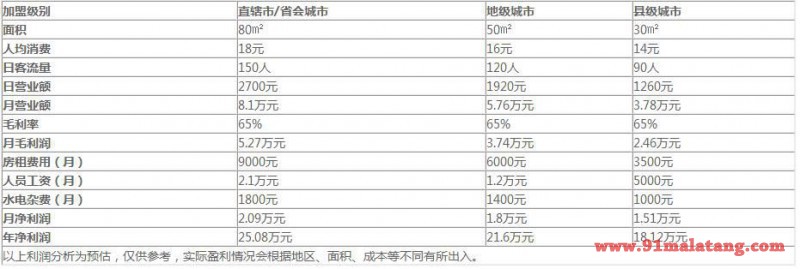 阿甘婆麻辣烫的利润分析